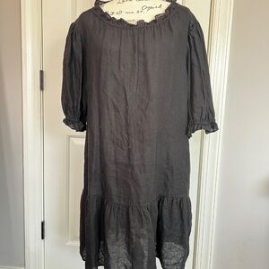 Velvet by Graham & Spence Bernice Linen Dress ~ Size M